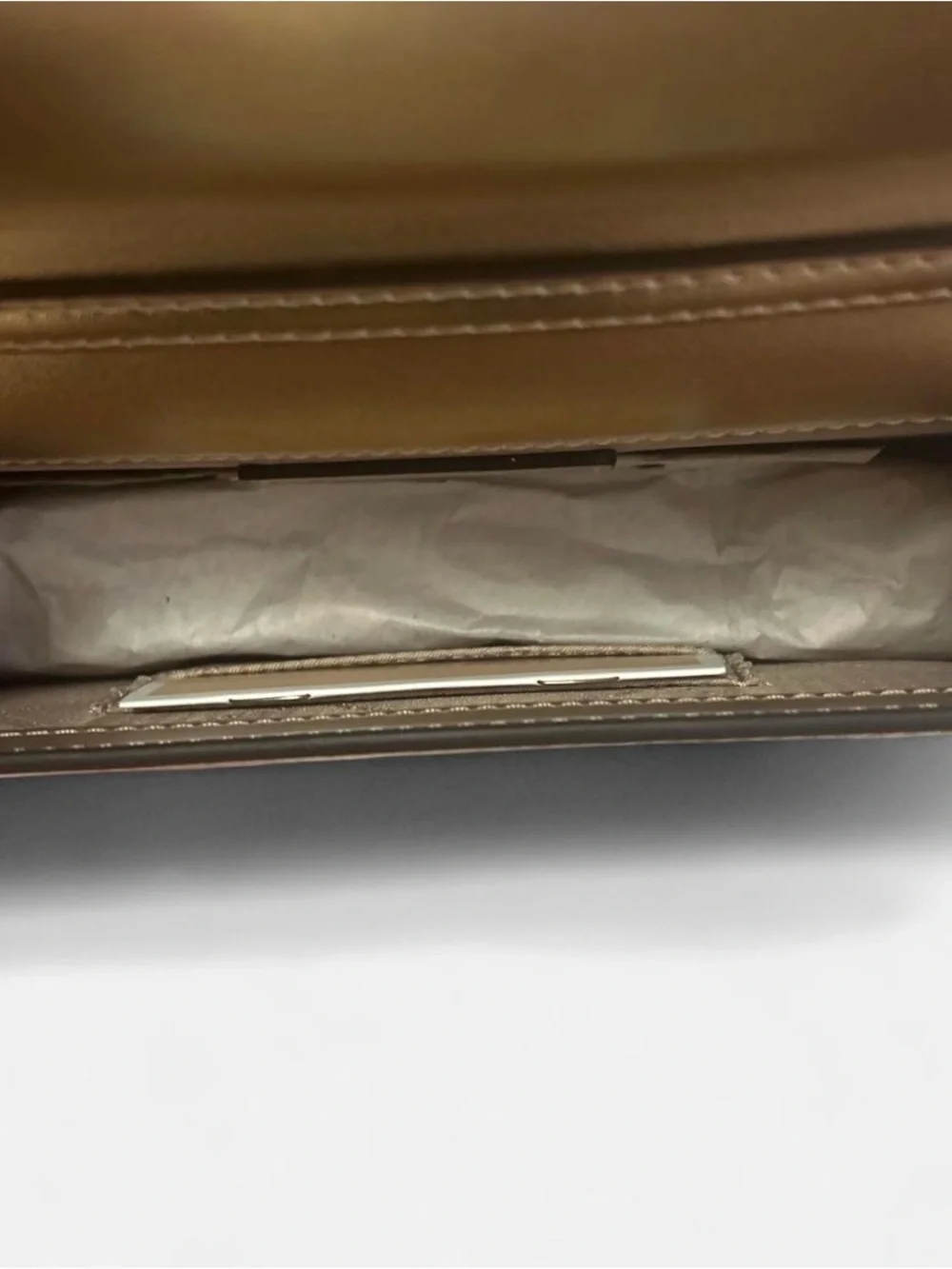 Michael Kors Metallic Gold Crossbody